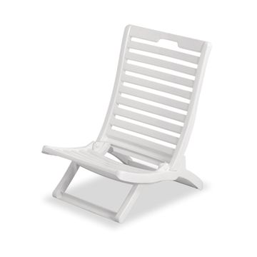 TROPICA FOLDING BEACH CHAIR WHITE