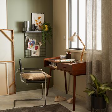 Articulated desk lamp metal moon6 wood e