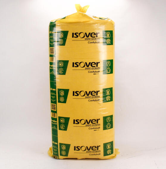 Glasswool Drywall Insulation 63mm 30pcs Pack CAVITY BATT (covers 21.6 square metres)