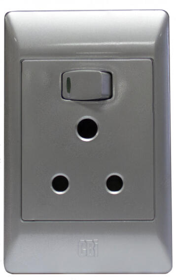 Socket CBI ELECTRIC silver 1x3 pin 2x4