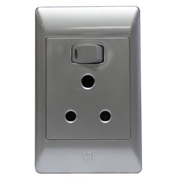 Socket CBI ELECTRIC silver 1x3 pin 2x4