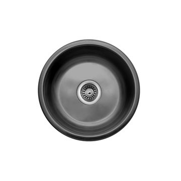 Cam africa  kitchen sink prep bowl black 410 incl90mm