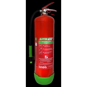Safequip lith-ex fire extinguisher 9l