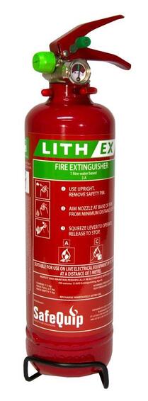 Safequip lith-ex fire extinguisher 1l