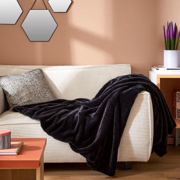 Inspire enalie throw black 200x220cm