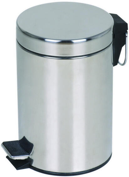 Metro Bathroom Dustbin Chrome 3L