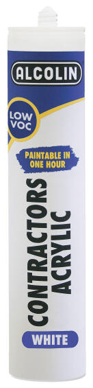 Sealant Water Based Acrylic ALCOLIN Contractors Acrylic 260ml