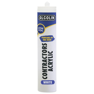 Sealant Water Based Acrylic ALCOLIN Contractors Acrylic 260ml