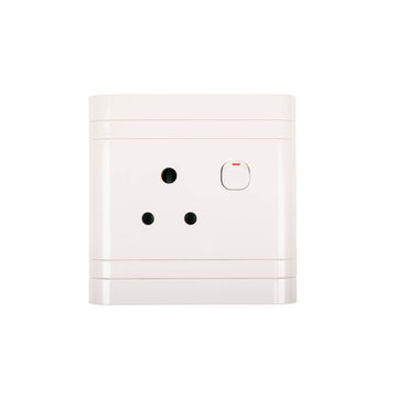 Socket LESCO pipelli 1x3 pin 4x4 white
