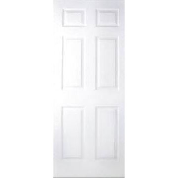 Door interior deep mould white 6 panel standard