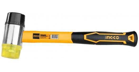 Rubber and plastic hammer INGCO 40mm