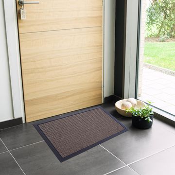 Doormat hobnail 40x60cm dark brown inspire