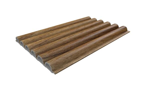 WALL PANEL ROUND HAZELNUT 15X160X2900