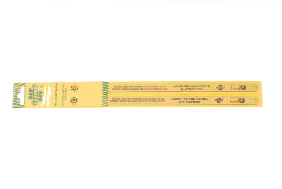 Set of 2 hacksaw HSS FLEX 32 Tpi yellow