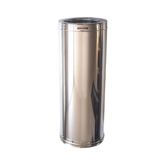 Econofire 150mm double skin flue pipe 0.5m