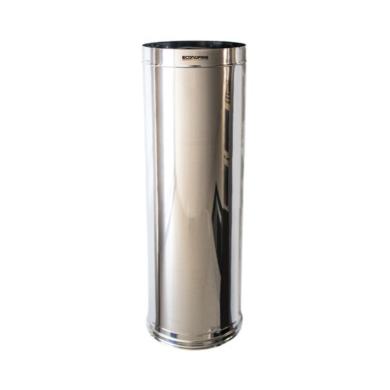 Econofire 150mm single skin flue pipe 0.5m