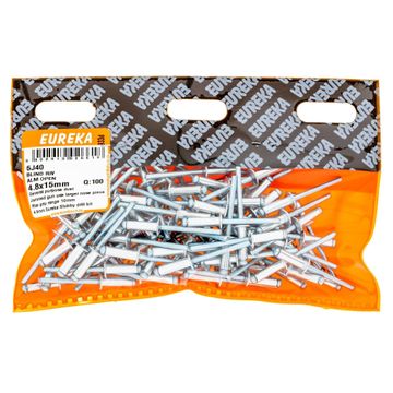 EUREKA BLIND RIV ALM OPEN 4.8X15MM Q100