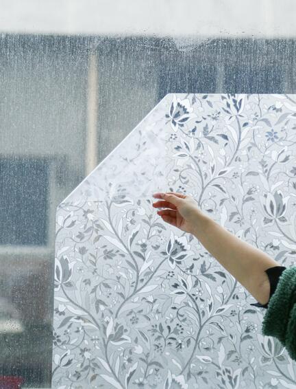 Static window frosting botanic 2mx450mm