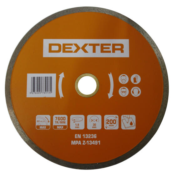 Diamond disc DEXTER 200mm