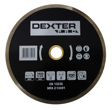 Cutting blade disc DEXTER PRO BI 200mm