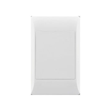 Electricmate pvc cover plate 4x2 white