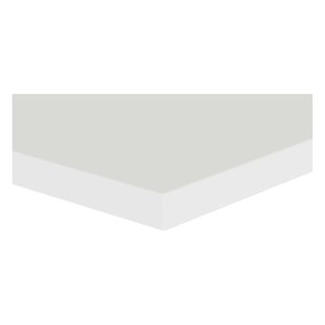 SHELF PARTICLE BOARD 18MM 90X28CM WHITE