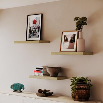 SPACEO FLOATING SHELF 60X23.5CM OAK