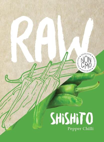 Raw seed chillie pepper shishito