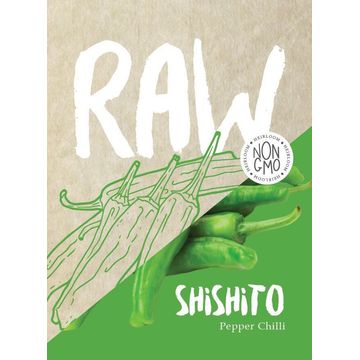 Raw seed chillie pepper shishito