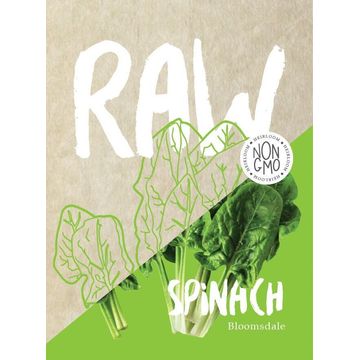 Raw seed spinach bloomsdale