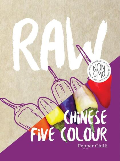 Raw seed chillie pepper chinese 5 colour