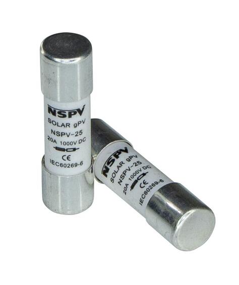 Fuse 1000v dc 20a 10x38mm