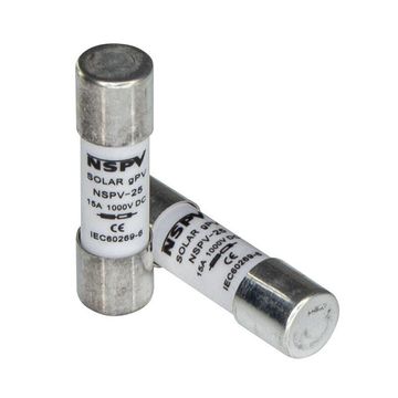 Fuse 1000v dc 15a  10x38mm