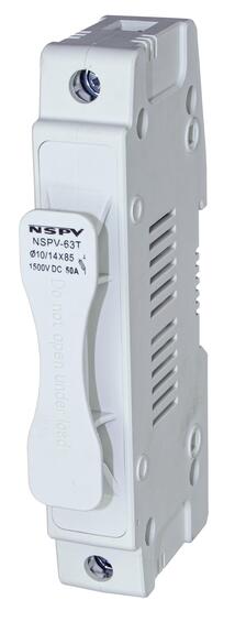 Fuse holder 1500v dc 50a 10/14x85mm