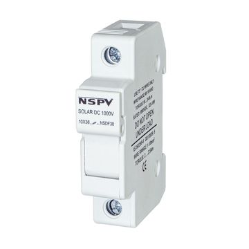 Fuse holder 1000v dc 50a 10x38mm