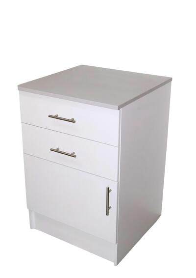 Modukitchen 2drawer 1door base unit 600mm white