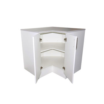 Modukitchen base corner unit 900mm white