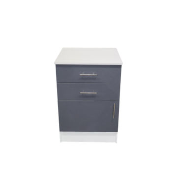 Modukitchen 2drawer 1door base unit 600mm grey