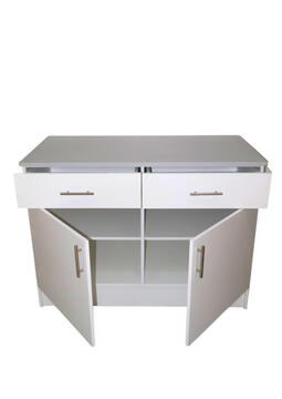 Modukitchen base unit 1200mm 2door 2drawer white | LEROY MERLIN South ...