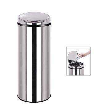 FINE LIVING SENSOR DUSTBIN 50L CHROME