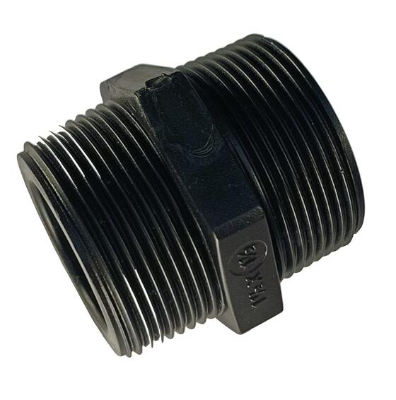 BARREL NIPPLE 40MM NYLON