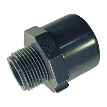 "PVC MALE ADAPTOR 32X25MM X 1"" SW"