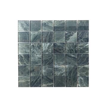 Mosaic glass emperador jade green 300x300mm