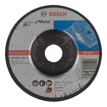 STD METAL GRINDING DEPRESSED CENTR 125MM