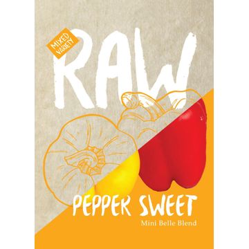 Raw seed pepper sweet mini bell blend