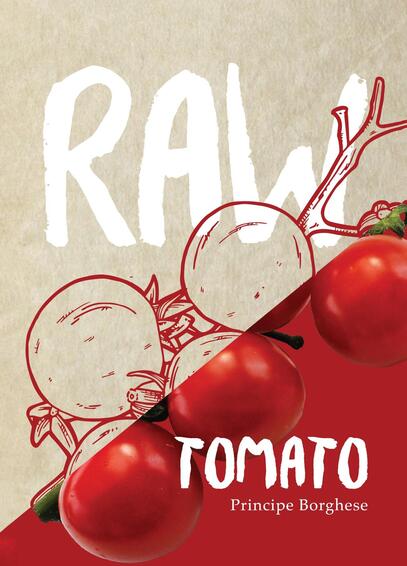 Raw seed tomato principe borghese