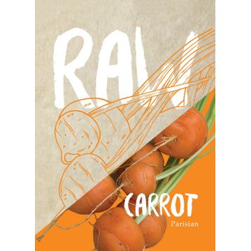 Raw seed carrot parisian