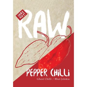 Raw seed chillie pepper ghost bhut jolokia