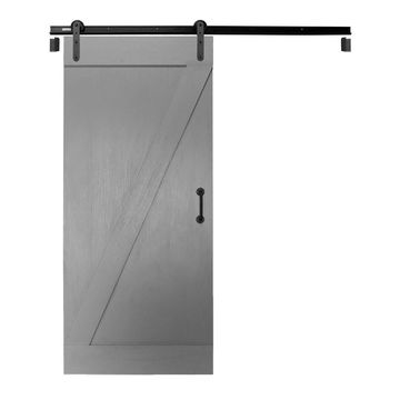 Louisiana barn sliding door storm grey 