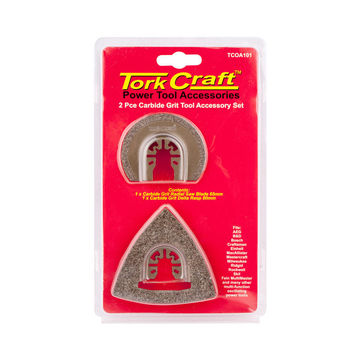 Oscilating carbide grit kit 2 pieces TORKCRAFT